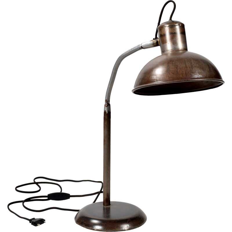 Produktbillede af Walentin bordlampe med unik finish klarlak på tilbud i høj kvalitet