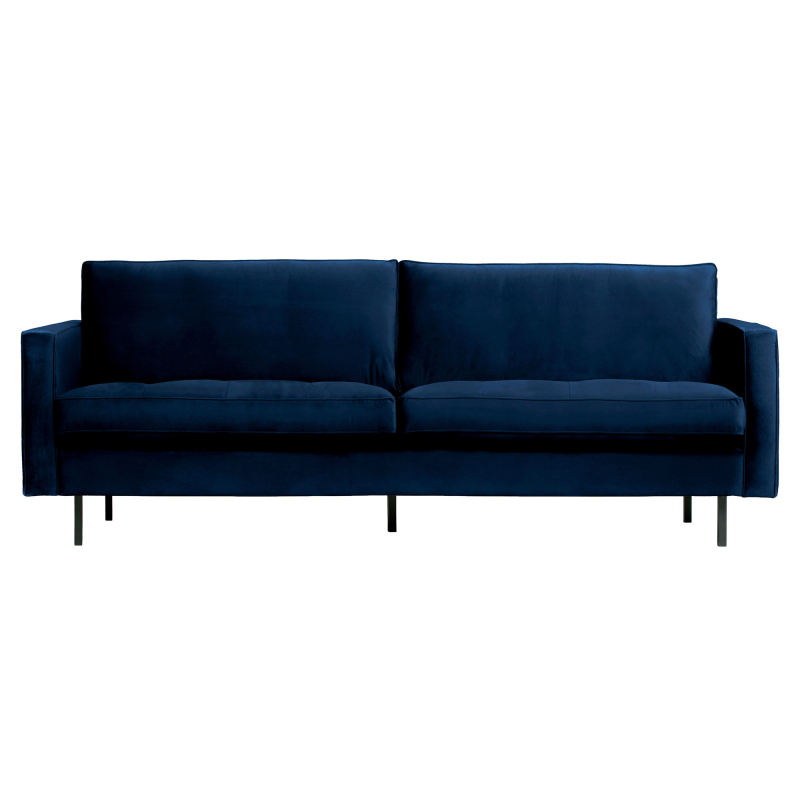 BePureHome Rodeo Classic 2,5-pers Sofa Velour - Dark Blue ❤ Stort online udvalg i BePureHome ❤ Billig fragt og hurtig levering 2 - 5 hverdage ❤ Varenummer: BYH-2185660 / Ean: 8714713106660 på lager - Udsalg på Sofa - Over 322 kendte brands på udsalg