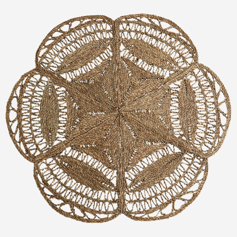 Madam Stoltz Round seagrass rug i Natural ❤ Stort online udvalg i Madam Stoltz ❤ Billig fragt og hurtig levering 2 - 5 hverdage ❤ Varenummer: BYH-2133186 / Ean: 2500454422727 på lager - Udsalg på Tæpper - Over 312 kendte brands på udsalg