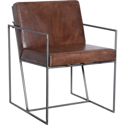 Trademark Living Moore læder loungestol - antikbrun ❤ Stort online udvalg i Trademark Living ❤ Billig fragt og hurtig levering 2 - 5 hverdage ❤ Varenummer: BYH-2695018 / Ean: 5740002246161 på lager - Udsalg på Lænestole - Over 785 kendte brands på udsalg