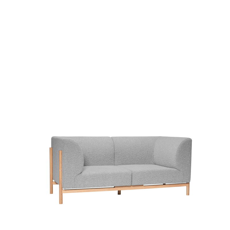 Produktbillede af Moment Sofa 2 personers Lille Grå på tilbud i høj kvalitet