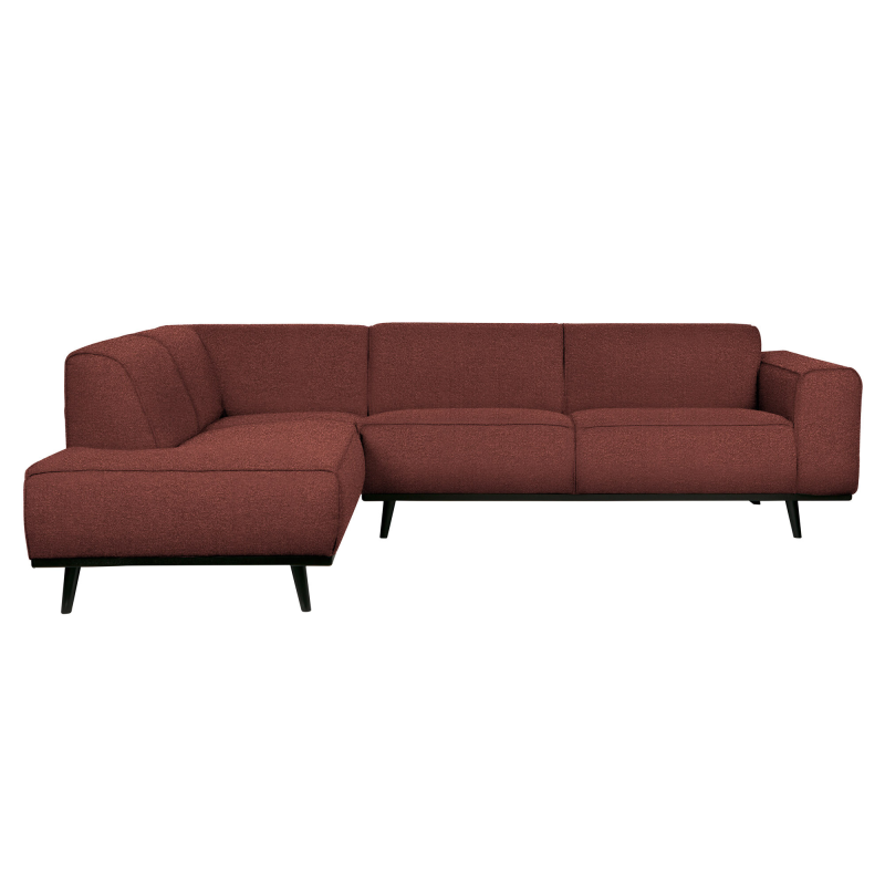 Produktbillede af Statement Hjørnesofa Venstrevendt Boucle Chestnut på tilbud i høj kvalitet