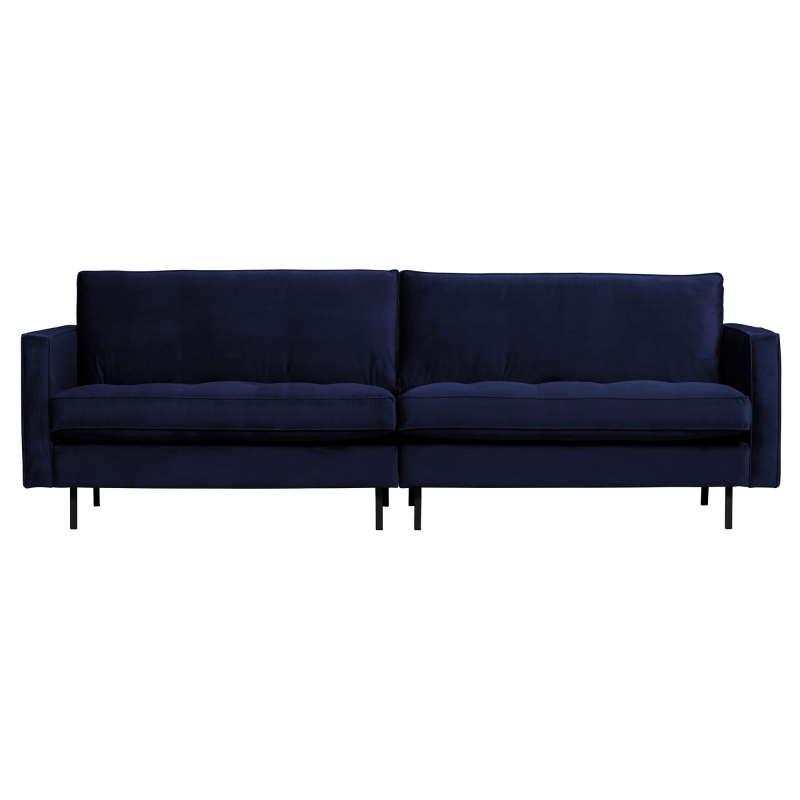 BePureHome Rodeo Classic 3-pers Sofa Velour - Dark Blue ❤ Stort online udvalg i BePureHome ❤ Billig fragt og hurtig levering 2 - 5 hverdage ❤ Varenummer: BYH-2185612 / Ean: 8714713107001 på lager - Udsalg på Sofa - Over 857 kendte brands på udsalg
