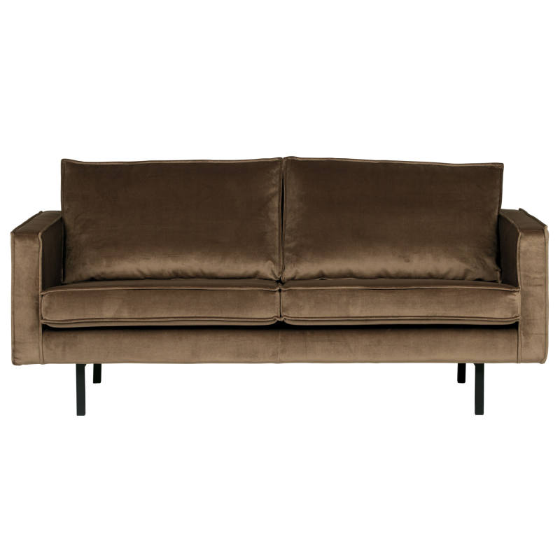 BePureHome Rodeo 2,5-pers Sofa Velour - Taupe ❤ Stort online udvalg i BePureHome ❤ Billig fragt og hurtig levering 2 - 5 hverdage ❤ Varenummer: BYH-2185578 / Ean: 8714713065523 på lager - Udsalg på Sofa - Over 785 kendte brands på udsalg