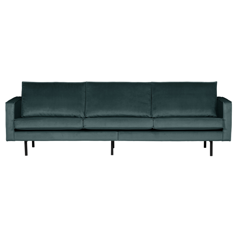 BePureHome Rodeo 3-pers Sofa Velour - Teal ❤ Stort online udvalg i BePureHome ❤ Billig fragt og hurtig levering 2 - 5 hverdage ❤ Varenummer: BYH-2185598 / Ean: 8714713101535 på lager - Udsalg på Sofa - Over 785 kendte brands på udsalg