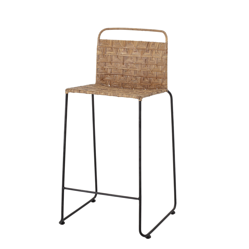 Bloomingville Gunnel Bar Stol - Natur - Rattan ❤ Stort online udvalg i Bloomingville ❤ Billig fragt og hurtig levering 2 - 5 hverdage ❤ Varenummer: BYH-2317143 / Ean: 5711173270637 på lager - Udsalg på Taburet - Over 434 design mærker på udsalg