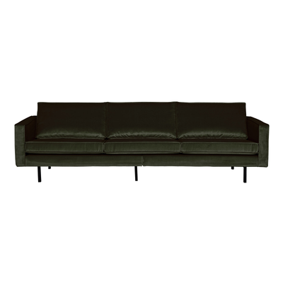 BePureHome Rodeo 3-pers Sofa Velour - Dark Green ❤ Stort online udvalg i BePureHome ❤ Billig fragt og hurtig levering 2 - 5 hverdage ❤ Varenummer: BYH-2185596 / Ean: 8714713065752 på lager - Udsalg på Sofa - Over 785 kendte brands på udsalg