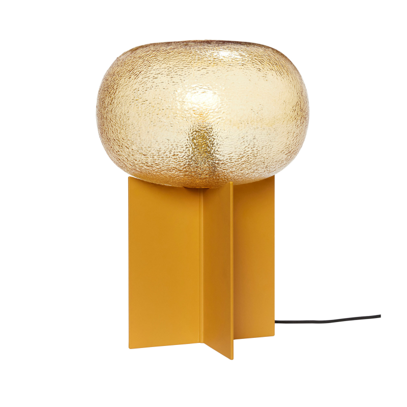 Hübsch Interiør Podium - Bordlampe i glas, amber ❤ Stort online udvalg i Hübsch Interiør ❤ Billig fragt og hurtig levering 2 - 5 hverdage ❤ Varenummer: BYH-2351024 / Ean: 5712772117972 på lager - Udsalg på Bordlamper - Over 324 kendte brands på udsalg