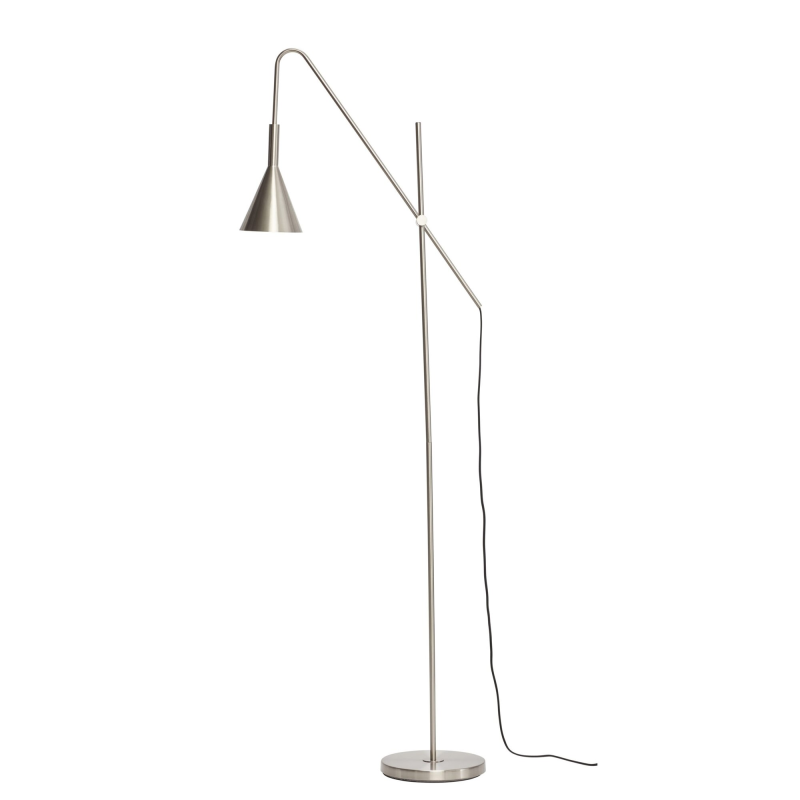 Hübsch Interiør Rope - Gulvlampe, i Nikkel Metal ❤ Stort online udvalg i Hübsch Interiør ❤ Billig fragt og hurtig levering 2 - 5 hverdage ❤ Varenummer: BYH-2018776 / Ean: 5712772072714 på lager - Udsalg på Gulvlamper - Over 350 kendte brands på udsalg