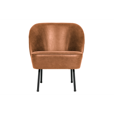 BePureHome Vogue lænestol læder - Cognac ❤ Stort online udvalg i BePureHome ❤ Billig fragt og hurtig levering 2 - 5 hverdage ❤ Varenummer: BYH-2081570 / Ean: 8714713095858 på lager - Udsalg på Lænestole - Over 434 design mærker på udsalg