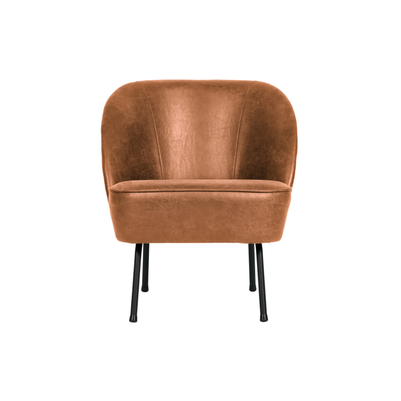 BePureHome Vogue lænestol læder - Cognac ❤ Stort online udvalg i BePureHome ❤ Billig fragt og hurtig levering 2 - 5 hverdage ❤ Varenummer: BYH-2081570 / Ean: 8714713095858 på lager - Udsalg på Lænestole - Over 434 design mærker på udsalg