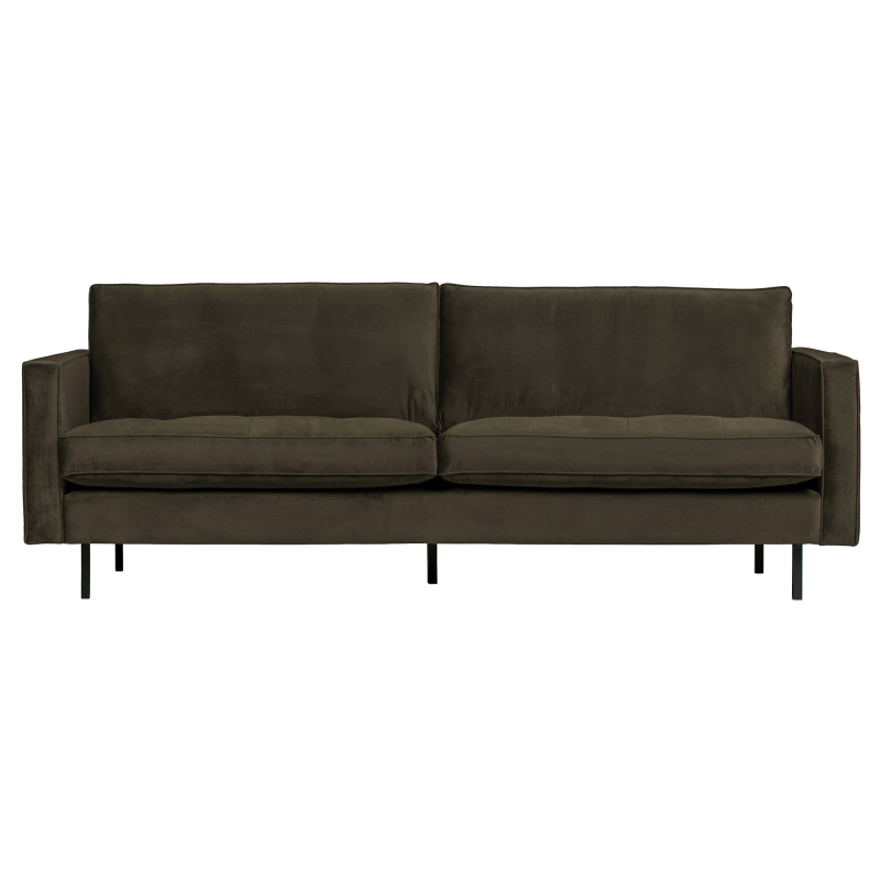 Produktbillede af Rodeo Classic 2,5-pers Sofa Velour Dark Green på tilbud i høj kvalitet