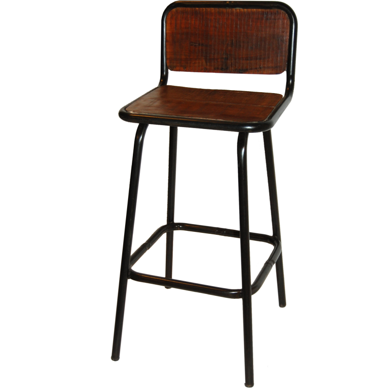Trademark Living Helmer barstol med genbrugstræ ❤ Stort online udvalg i Trademark Living ❤ Billig fragt og hurtig levering 2 - 5 hverdage ❤ Varenummer: BYH-2289835 / Ean: 5740002226880 på lager - Udsalg på Taburet - Over 324 kendte brands på udsalg