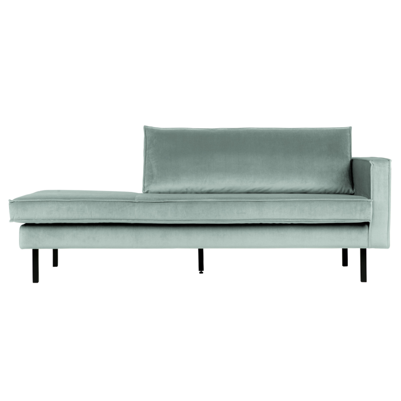 BePureHome Rodeo Daybed Højrevendt Velour - Mint ❤ Stort online udvalg i BePureHome ❤ Billig fragt og hurtig levering 2 - 5 hverdage ❤ Varenummer: BYH-2185641 / Ean: 8714713073481 på lager - Udsalg på Daybed - Over 324 kendte brands på udsalg