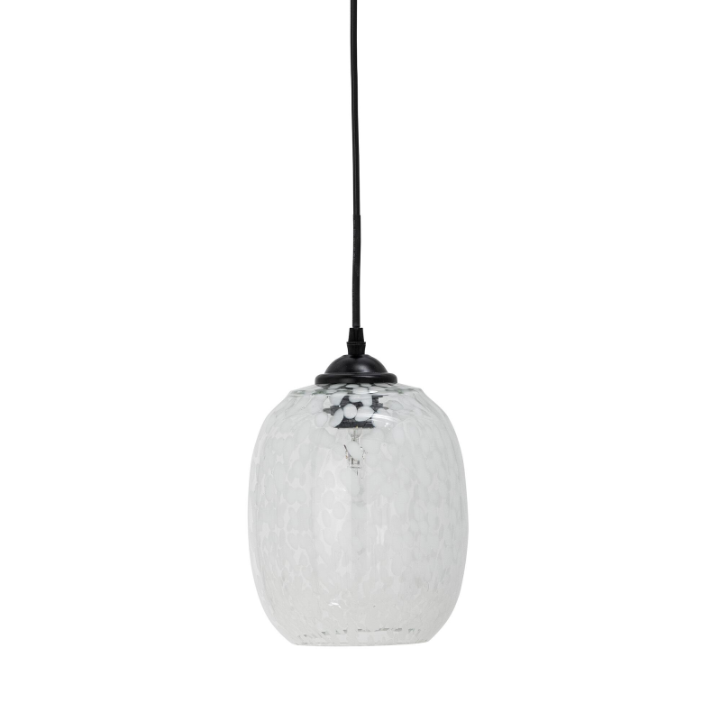 Bloomingville Gisele Pendel i glas - hvid ❤ Stort online udvalg i Bloomingville ❤ Billig fragt og hurtig levering 2 - 5 hverdage ❤ Varenummer: BYH-2715799 / Ean: 5711173301560 på lager - Udsalg på Loftlamper - Over 785 kendte brands på udsalg