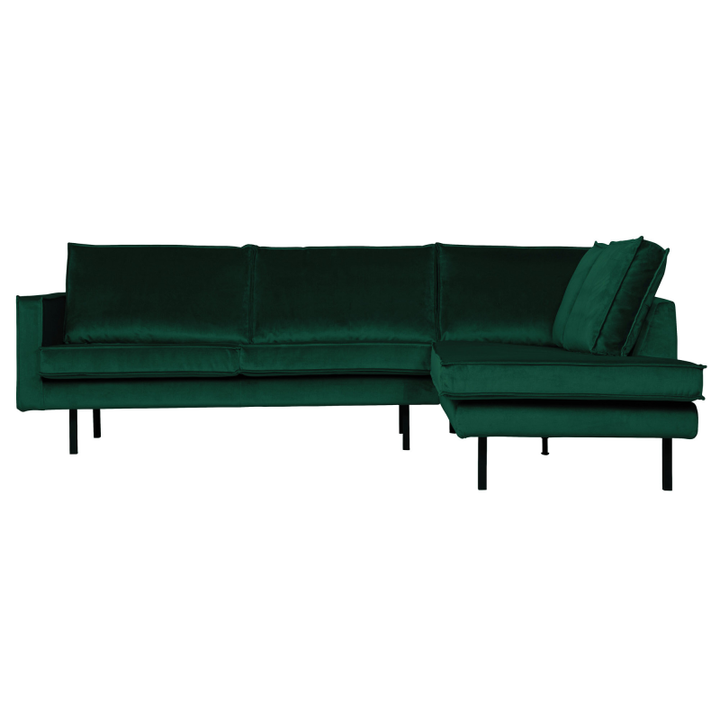 BePureHome Rodeo Hjørnesofa Højrevendt Velour Forest - Green ❤ Stort online udvalg i BePureHome ❤ Billig fragt og hurtig levering 2 - 5 hverdage ❤ Varenummer: BYH-2185747 / Ean: 8714713105922 på lager - Udsalg på Sofa - Over 434 design mærker på udsalg