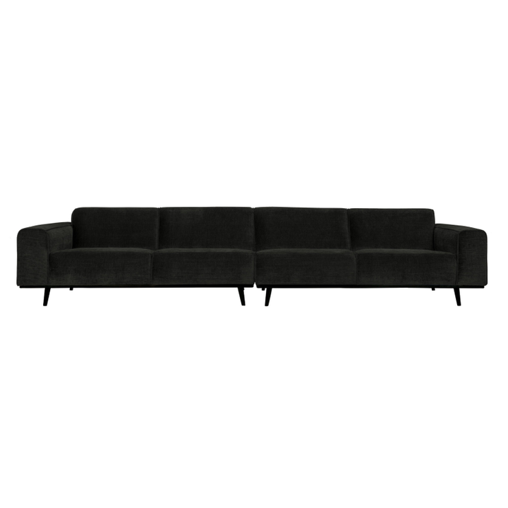 BePureHome Statement Xl 4-pers Sofa 372 cm Flat Rib - Graphite ❤ Stort online udvalg i BePureHome ❤ Billig fragt og hurtig levering 2 - 5 hverdage ❤ Varenummer: BYH-2180527 / Ean: 8714713139927 på lager - Udsalg på Sofa - Over 324 kendte brands på udsalg