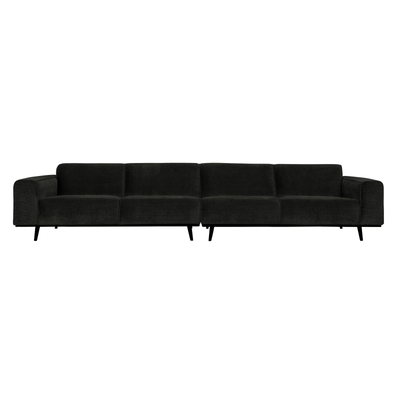 BePureHome Statement Xl 4-pers Sofa 372 cm Flat Rib - Graphite ❤ Stort online udvalg i BePureHome ❤ Billig fragt og hurtig levering 2 - 5 hverdage ❤ Varenummer: BYH-2180527 / Ean: 8714713139927 på lager - Udsalg på Sofa - Over 324 kendte brands på udsalg