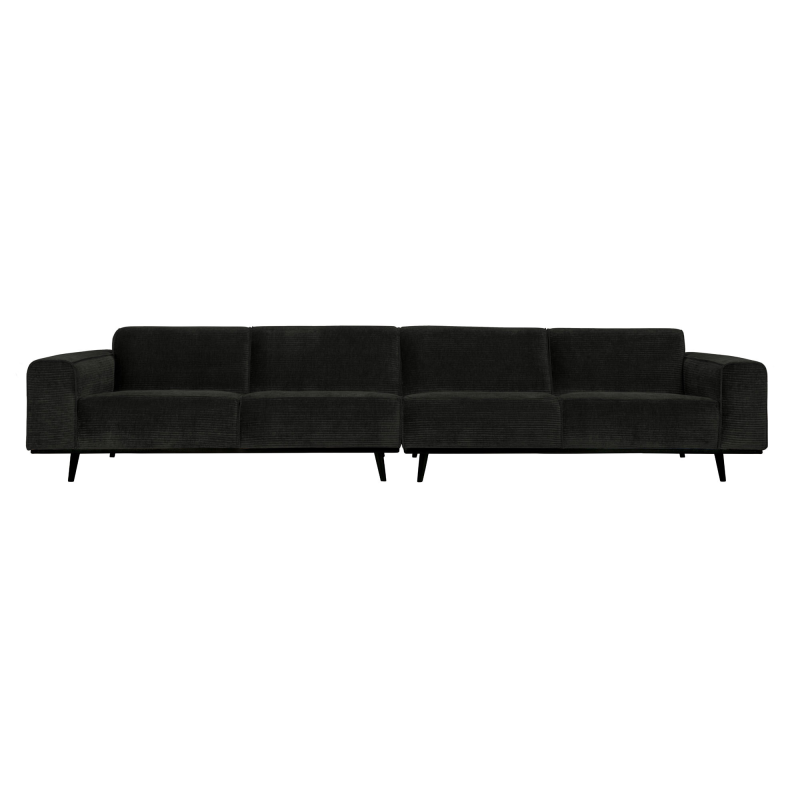 BePureHome Statement Xl 4-pers Sofa 372 cm Flat Rib - Graphite ❤ Stort online udvalg i BePureHome ❤ Billig fragt og hurtig levering 2 - 5 hverdage ❤ Varenummer: BYH-2180527 / Ean: 8714713139927 på lager - Udsalg på Sofa - Over 324 kendte brands på udsalg