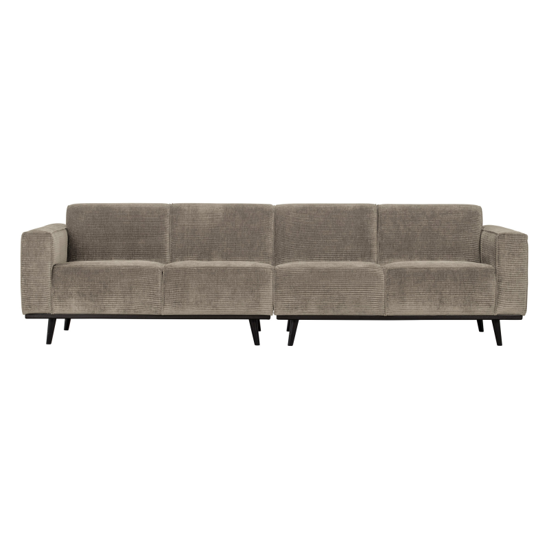 Produktbillede af Statement 4-pers Sofa 280 cm Flat Rib Clay på tilbud i høj kvalitet