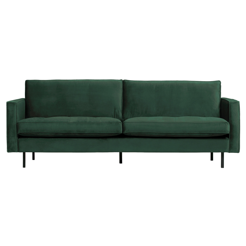 Produktbillede af Rodeo Classic 2,5-pers Sofa Velour Forest Green på tilbud i høj kvalitet