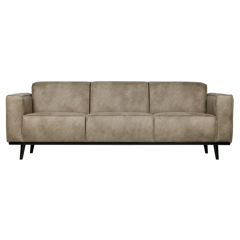 BePureHome Statement 3-pers Sofa 230 cm Elephant Skin - Beige/Taupe ❤ Stort online udvalg i BePureHome ❤ Billig fragt og hurtig levering 2 - 5 hverdage ❤ Varenummer: BYH-2180261 / Ean: 8714713114740 på lager - Udsalg på Sofa - Over 324 kendte brands på udsalg