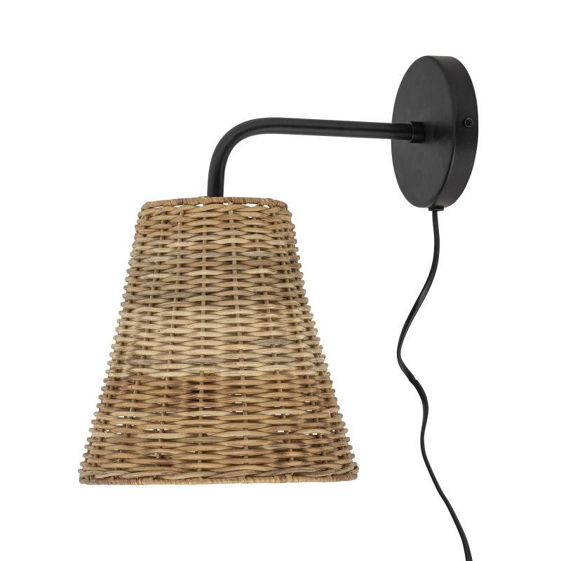 Bloomingville Væglampe i natur rattan - Thed ❤ Stort online udvalg i Bloomingville ❤ Billig fragt og hurtig levering 2 - 5 hverdage ❤ Varenummer: BYH-2549616 / Ean: 5711173286263 på lager - Udsalg på Væglamper - Over 785 kendte brands på udsalg