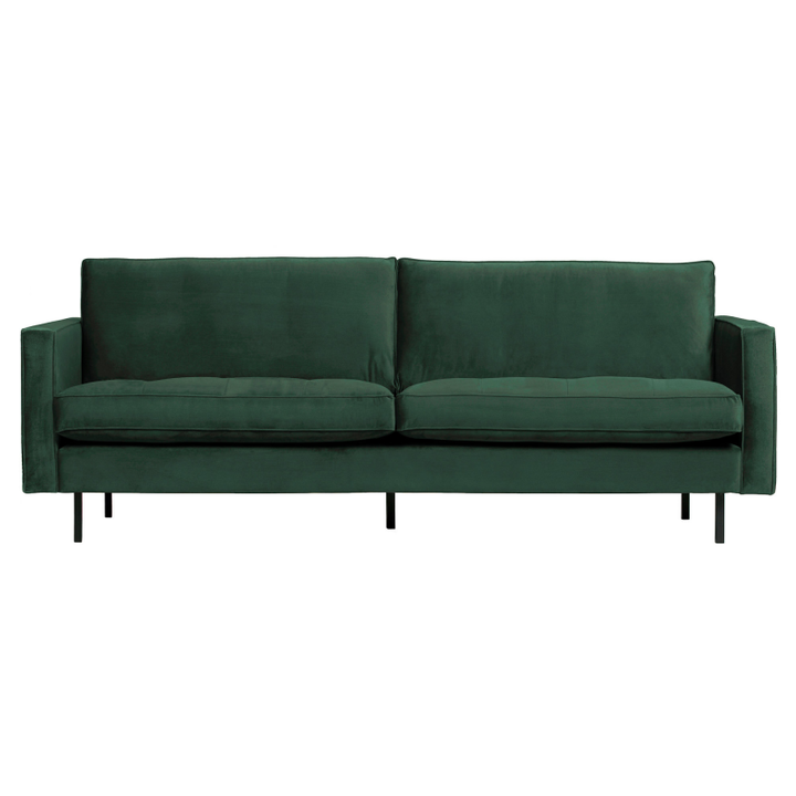 BePureHome Rodeo Classic 2,5-pers Sofa Velour Forest - Green ❤ Stort online udvalg i BePureHome ❤ Billig fragt og hurtig levering 2 - 5 hverdage ❤ Varenummer: BYH-2185659 / Ean: 8714713106653 på lager - Udsalg på Sofa - Over 322 kendte brands på udsalg