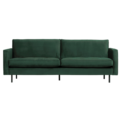 BePureHome Rodeo Classic 2,5-pers Sofa Velour Forest - Green ❤ Stort online udvalg i BePureHome ❤ Billig fragt og hurtig levering 2 - 5 hverdage ❤ Varenummer: BYH-2185659 / Ean: 8714713106653 på lager - Udsalg på Sofa - Over 322 kendte brands på udsalg