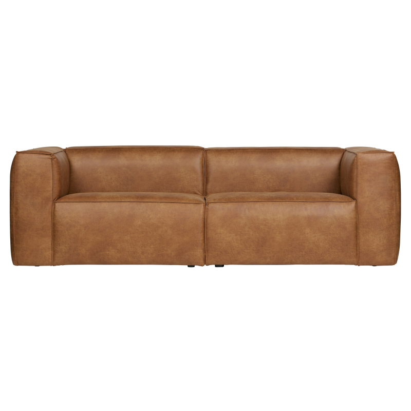 WOOOD Bean 3,5-pers Sofa - Cognac ❤ Stort online udvalg i WOOOD ❤ Billig fragt og hurtig levering 2 - 5 hverdage ❤ Varenummer: BYH-2547556 / Ean: 8714713084371 på lager - Udsalg på Sofa - Over 434 design mærker på udsalg