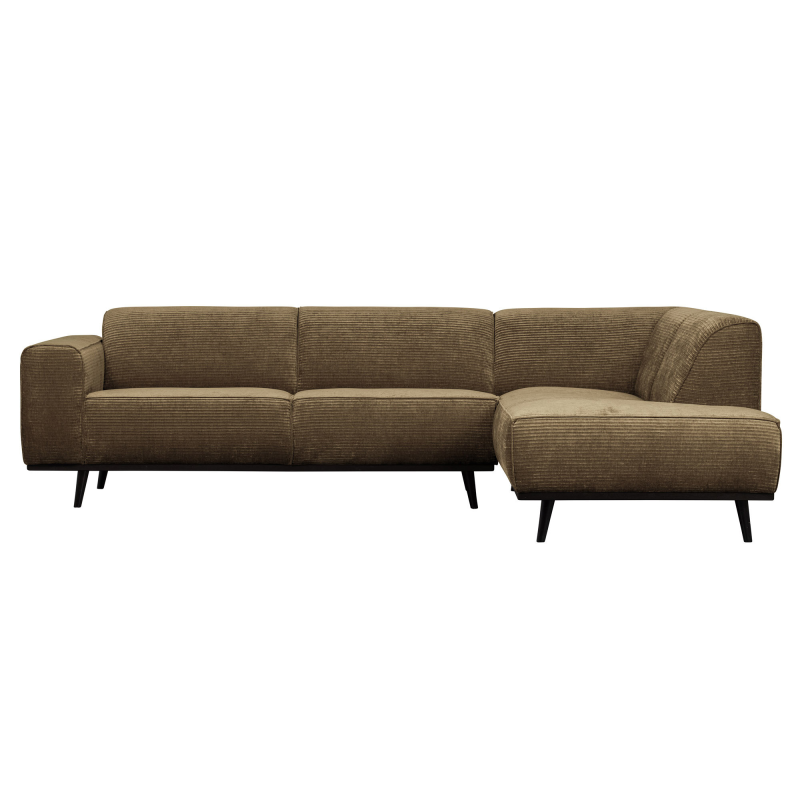 Produktbillede af Statement Hjørnesofa Højrevendt Flat Rib Rock på tilbud i høj kvalitet