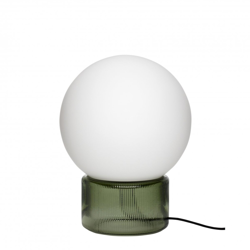 Hübsch Interiør Sphere - Bordlampe, i Opal/Grøn ❤ Stort online udvalg i Hübsch Interiør ❤ Billig fragt og hurtig levering 2 - 5 hverdage ❤ Varenummer: BYH-2061352 / Ean: 5712772102077 på lager - Udsalg på Bordlamper - Over 434 design mærker på udsalg