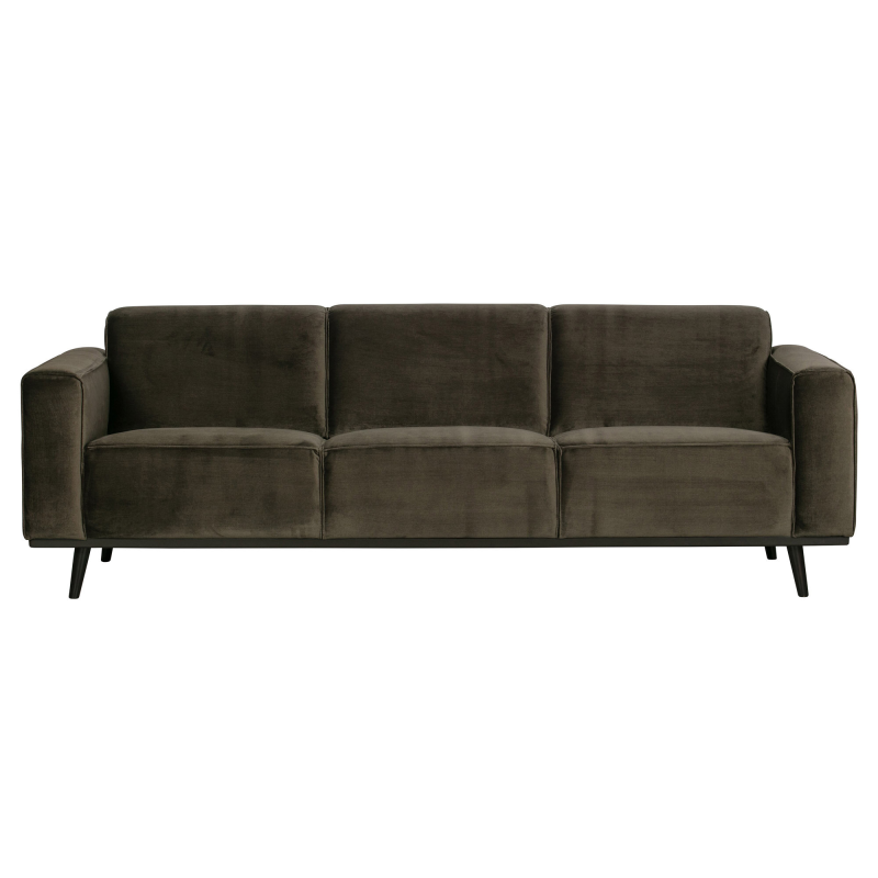 Produktbillede af Statement 3-pers Sofa 230 cm Velour Warm Green på tilbud i høj kvalitet