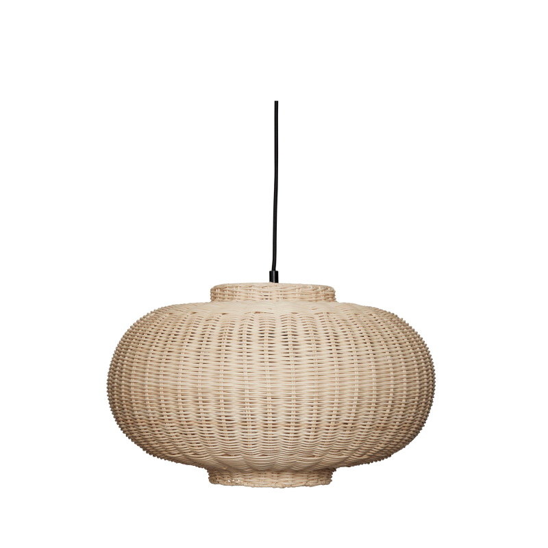 Hübsch Interiør Chand - Oval Loftslampe i rattan - Chand - Ø45 ❤ Stort online udvalg i Hübsch Interiør ❤ Billig fragt og hurtig levering 2 - 5 hverdage ❤ Varenummer: BYH-2548678 / Ean: 5712772123553 på lager - Udsalg på Loftlamper - Over 312 kendte brands på udsalg