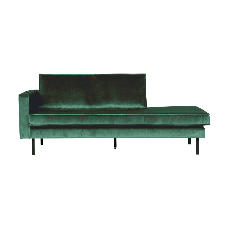 Produktbillede af Rodeo Daybed Venstrevendt Velour Forrest på tilbud i høj kvalitet