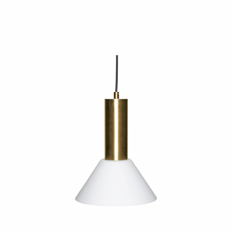 Produktbillede af Contrast Loftslampe Messingfarve Hvid på tilbud i høj kvalitet