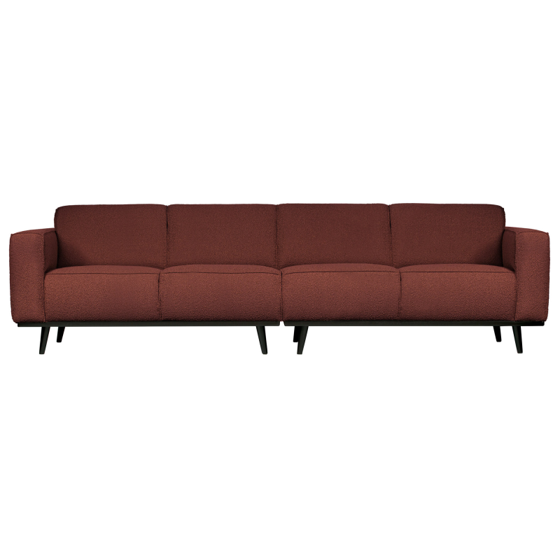 BePureHome Statement 4-pers Sofa 280 cm Boucle - Chestnut ❤ Stort online udvalg i BePureHome ❤ Billig fragt og hurtig levering 2 - 5 hverdage ❤ Varenummer: BYH-2180541 / Ean: 8714713118441 på lager - Udsalg på Sofa - Over 322 kendte brands på udsalg