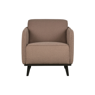 BePureHome Statement Lænestol Boucle - Nougat ❤ Stort online udvalg i BePureHome ❤ Billig fragt og hurtig levering 2 - 5 hverdage ❤ Varenummer: BYH-2180577 / Ean: 8714713118274 på lager - Udsalg på Lænestole - Over 350 kendte brands på udsalg