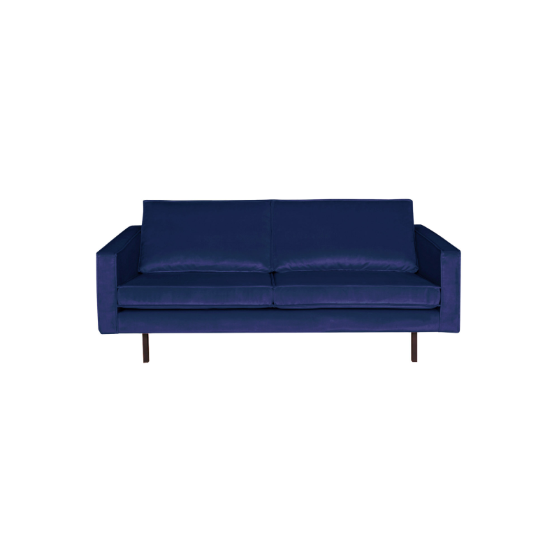 BePureHome Rodeo 2,5-pers Sofa Velour - Dark Blue ❤ Stort online udvalg i BePureHome ❤ Billig fragt og hurtig levering 2 - 5 hverdage ❤ Varenummer: BYH-2185583 / Ean: 8714713065479 på lager - Udsalg på Sofa - Over 785 kendte brands på udsalg