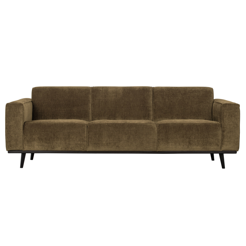 Produktbillede af Statement 3-pers Sofa 230 cm Flat Rib Rock på tilbud i høj kvalitet