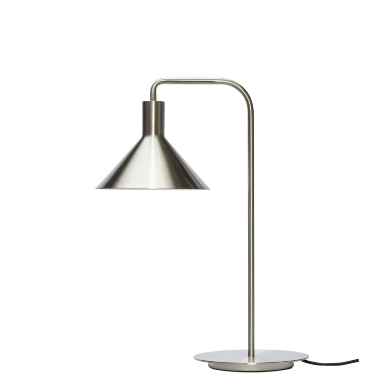 Hübsch Interiør Solo - Bordlampe i nickel nickel ❤ Stort online udvalg i Hübsch Interiør ❤ Billig fragt og hurtig levering 2 - 5 hverdage ❤ Varenummer: BYH-2120796 / Ean: 5712772112724 på lager - Udsalg på Bordlamper - Over 434 design mærker på udsalg