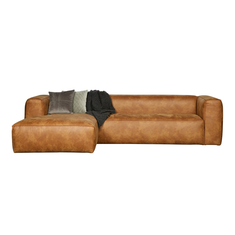 WOOOD Bean Hjørnesofa Venstrevendt - Cognac ❤ Stort online udvalg i WOOOD ❤ Billig fragt og hurtig levering 2 - 5 hverdage ❤ Varenummer: BYH-2573759 / Ean: 8714713061433 på lager - Udsalg på Sofa - Over 322 kendte brands på udsalg