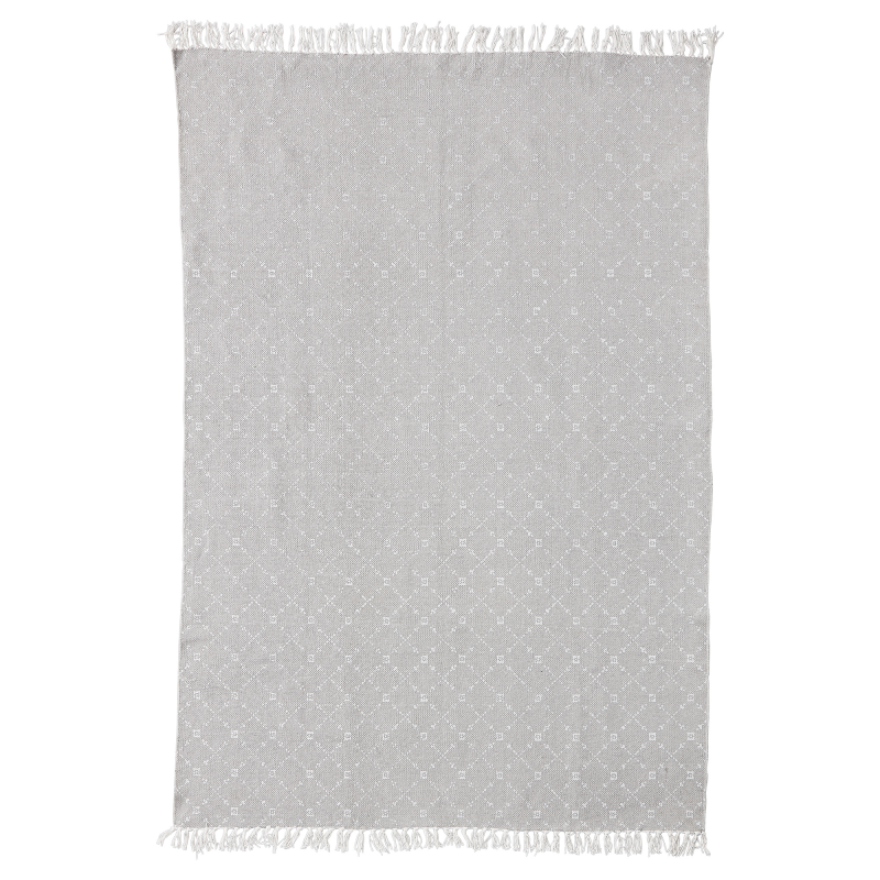 LENE BJERRE Rug - Grå ❤ Stort online udvalg i LENE BJERRE ❤ Billig fragt og hurtig levering 2 - 5 hverdage ❤ Varenummer: BYH-641436 / Ean: på lager - Udsalg på Bomuldstæpper - Over 360 kendte mærker på udsalg