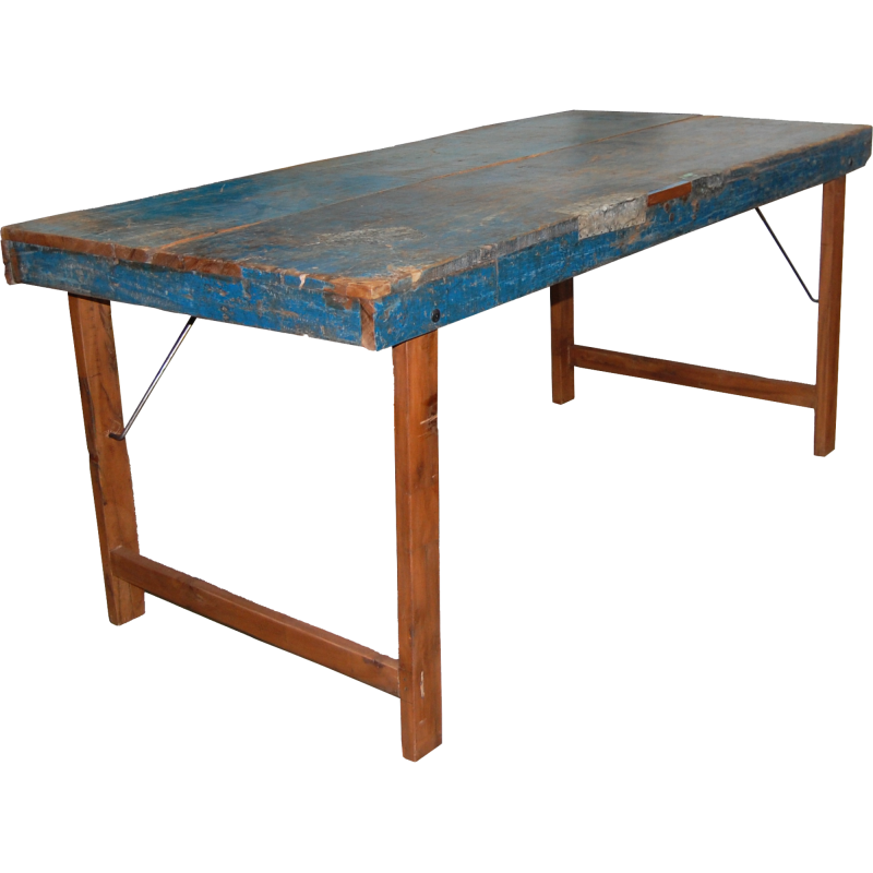 Trademark Living Spisebord med patina - Blå ❤ Stort online udvalg i Trademark Living ❤ Billig fragt og hurtig levering 2 - 5 hverdage ❤ Varenummer: BYH-1907827 / Ean: 5740002225623 på lager - Udsalg på Spiseborde - Over 400 kendte brands på udsalg