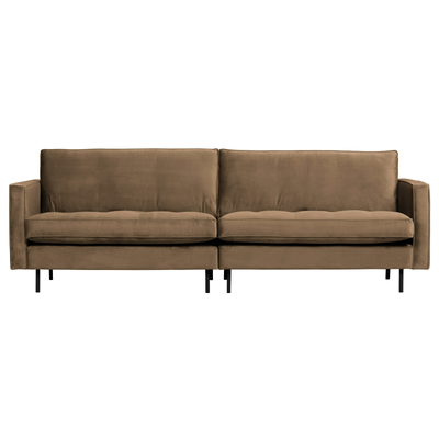 BePureHome Rodeo Classic 3-pers Sofa Velour - Taupe ❤ Stort online udvalg i BePureHome ❤ Billig fragt og hurtig levering 2 - 5 hverdage ❤ Varenummer: BYH-2185606 / Ean: 8714713107360 på lager - Udsalg på Sofa - Over 857 kendte brands på udsalg