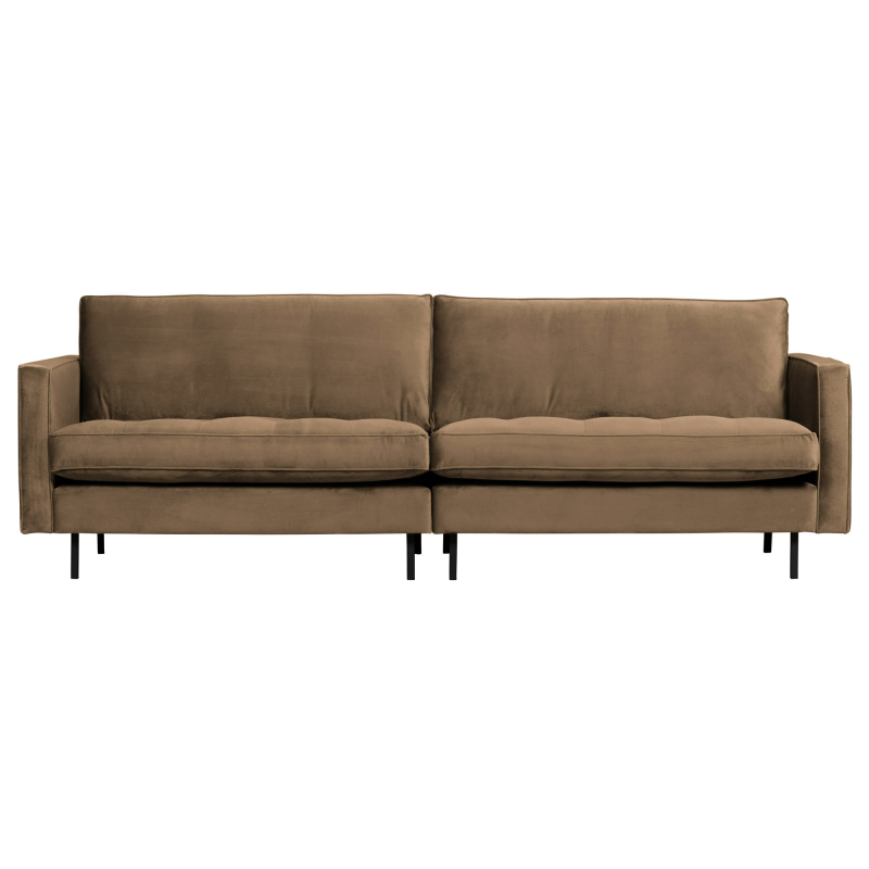 BePureHome Rodeo Classic 3-pers Sofa Velour - Taupe ❤ Stort online udvalg i BePureHome ❤ Billig fragt og hurtig levering 2 - 5 hverdage ❤ Varenummer: BYH-2185606 / Ean: 8714713107360 på lager - Udsalg på Sofa - Over 857 kendte brands på udsalg