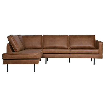 BePureHome Rodeo Hjørnesofa Venstrevendt - Cognac ❤ Stort online udvalg i BePureHome ❤ Billig fragt og hurtig levering 2 - 5 hverdage ❤ Varenummer: BYH-2081582 / Ean: 8714713091102 på lager - Udsalg på Sofa - Over 434 design mærker på udsalg