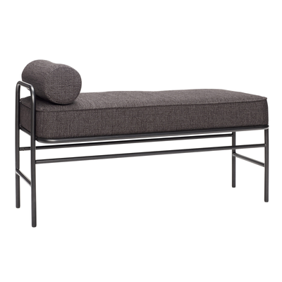 Hübsch Interiør Pipe - Bænk, i Sort Metal/stof ❤ Stort online udvalg i Hübsch Interiør ❤ Billig fragt og hurtig levering 2 - 5 hverdage ❤ Varenummer: BYH-1712084 / Ean: 5712772070604 på lager - Udsalg på Bænk - Over 350 kendte brands på udsalg