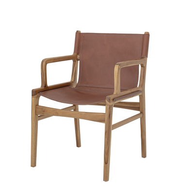 Bloomingville Ollie Lounge Stol - Brun - Læder ❤ Stort online udvalg i Bloomingville ❤ Billig fragt og hurtig levering 2 - 5 hverdage ❤ Varenummer: BYH-2317181 / Ean: 5711173268122 på lager - Udsalg på Lænestole - Over 785 kendte brands på udsalg