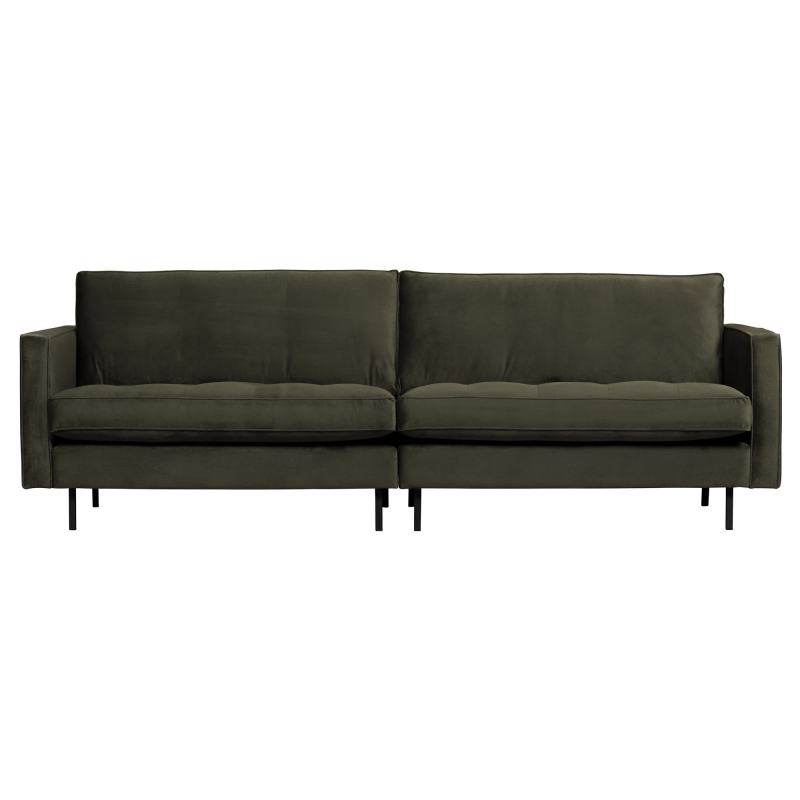 Produktbillede af Rodeo Classic 3-pers Sofa Velour Dark Green på tilbud i høj kvalitet
